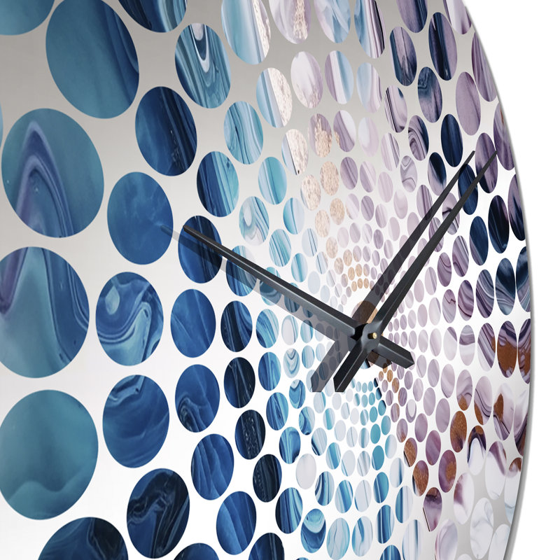 Tyreick - Abstract Marble Wall Clock, Small