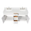Meuble-lavabo double autoportant 72 po avec plateau en quartz Hamlet-94003681