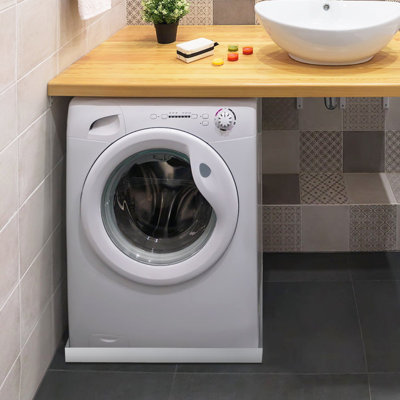 Plateau de lavage pour laveuse compacte en acier inoxydable 304 de calibre 18 avec épaisseur de drain et adaptateur de tuyau pour laveuse VEVOR