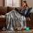 Alberta Cotton Blend Jacquard Soft Throw-121386797