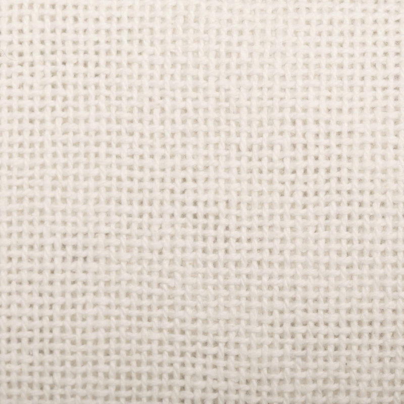 Tan Cotton Burlap Standard Sham with Button Closures