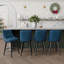 Tabouret de bar et de comptoir pivotant en bois massif Malakeh-100865018-100865017