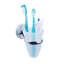Hampstead Frosted Glass Bathroom Tumbler with Holder