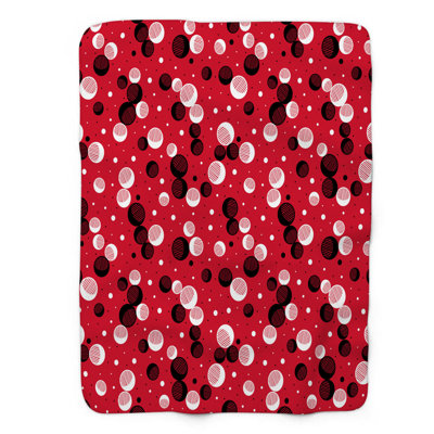 Crimson Ruby - 1 Piece Premium Sherpa Blanket 0147