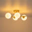 Plafonnier semi-encastré 4 lumières Modern