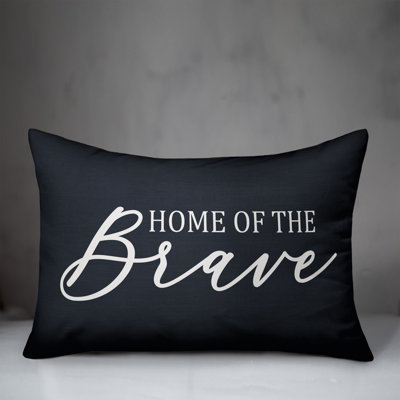  Home of the Brave Rectangular Pillow Cover & Insert