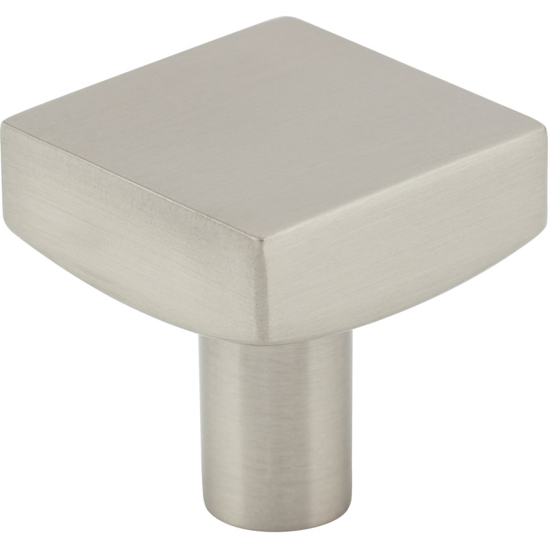 Dominique Square Knob, Satin Nickel