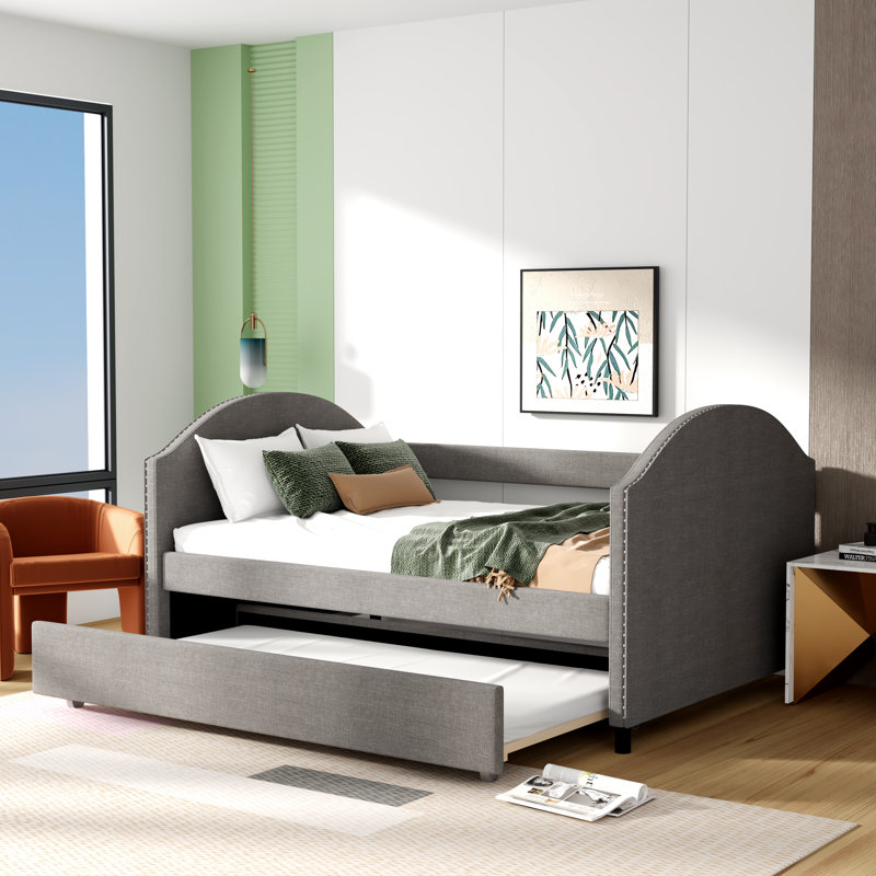 Mirash Daybed with Trundle, Gray