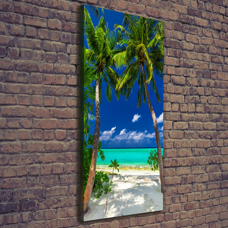 Tropical Beach - Wrapped Canvas Print