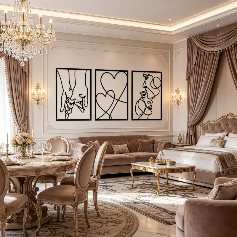 Wall Decor on Metal
