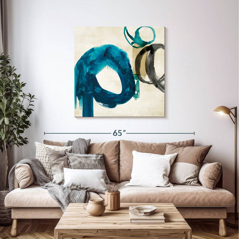 Avery Blue Ring I, 39" H x 39" W