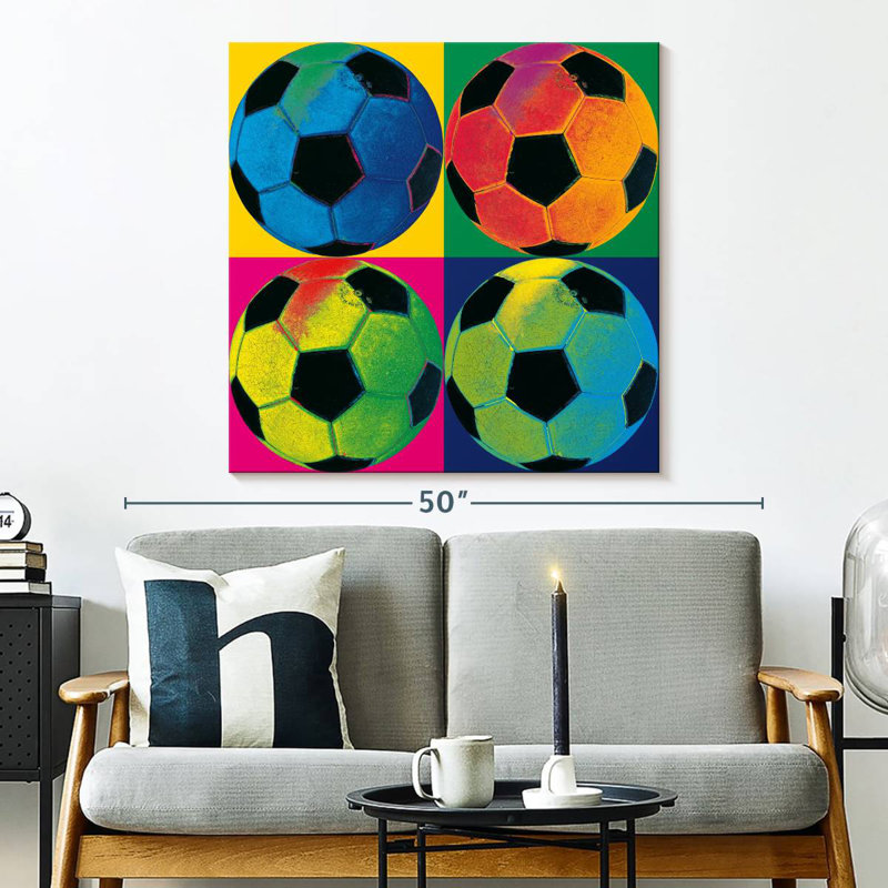 Ballon de soccer II, H 33 po x l 33 po