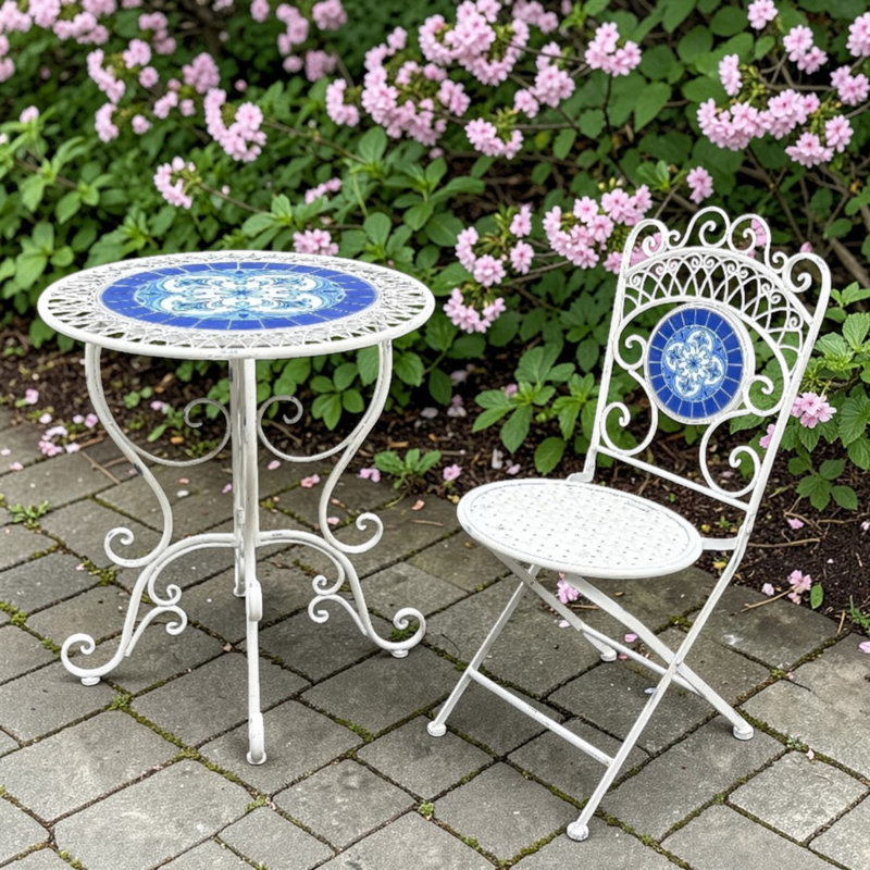 Écusson Three Piece Mosaic Bistro Set