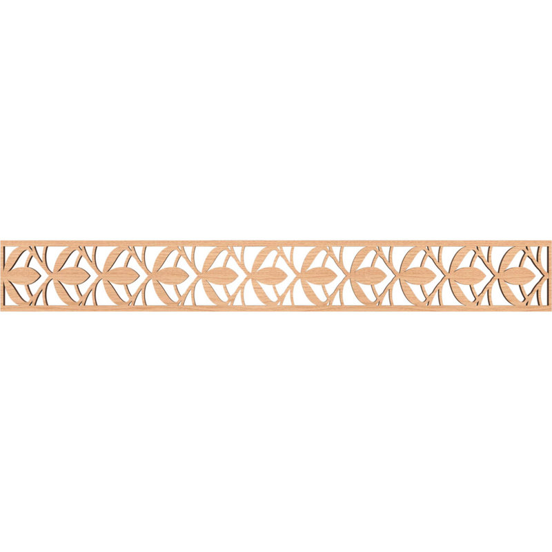 Moulure à panneau Salem, H 6 po x l 46,5 po x P 0,375 po, Noyer blanc