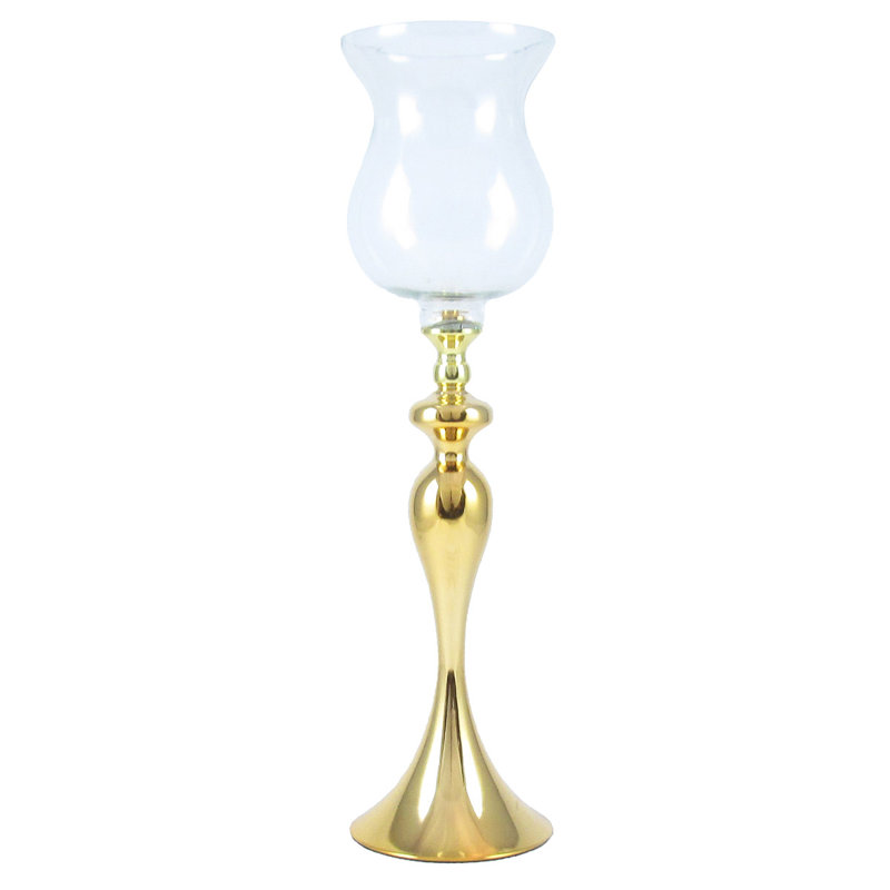 27'' H Glass Tabletop Hurricane