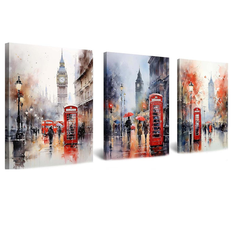 3 Piece Wrapped Canvas Print