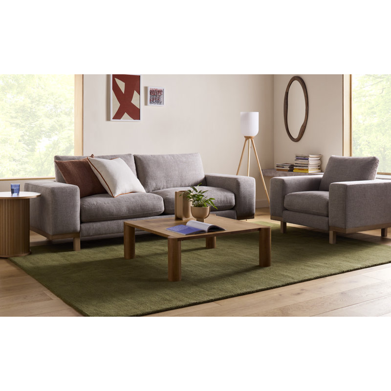 Crowe Hand Loomed Wool Area Rug, Runner 2'6" x 8'