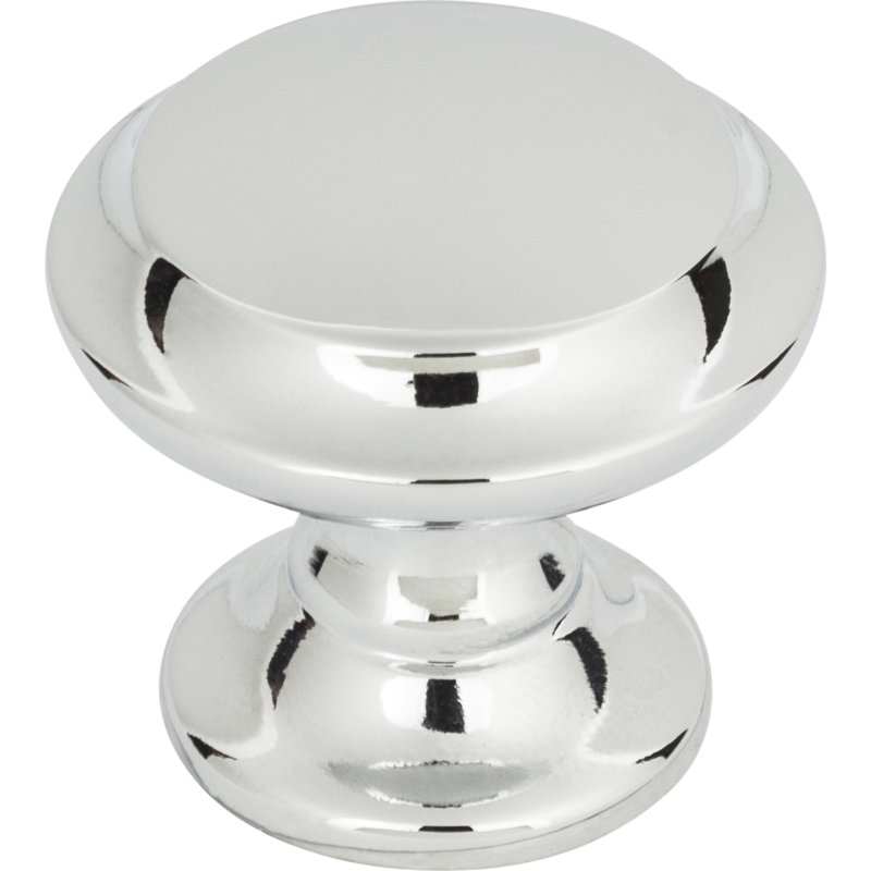 Barrow 1-1/4" Diameter Mushroom Knob, Polished Chrome