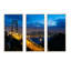 Bay Bridge San Francisco - Photographie de cadre flottant 3 pièces-1375942437-1375942439