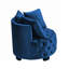 Chaise pivotante rembourrée et capitonnée-1780449058