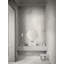 Lavabo vasque de salle de bain en marbre blanc naturel-123428808