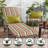 Outdoor Round Dining Chair Seat Pad-268982481