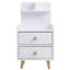 Zeno 36.5cm W Manufactured Wood Bedside Table