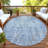 Machine Washable Indoor/Outdoor Jozwiak ACN2382 Circles Rug-97478354