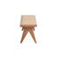 Banc en rotin et finition naturelle Velentina