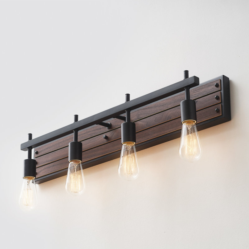 Éclairage pour salle de bain 4 lumières Nashwauk