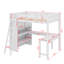  Lit mezzanine avec bureau et tablette Johnnette-1748526197
