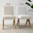 Gregg 4 - Person Dining Table Sets With 52'' Round Table & 4 Upholstered Solid Wood Chairs-106246361
