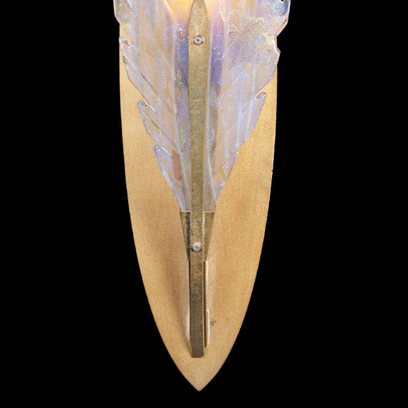 Plume 1 - Light Armed Sconce, Gold