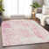 Premium Machine Washable Prisco Pink Rug