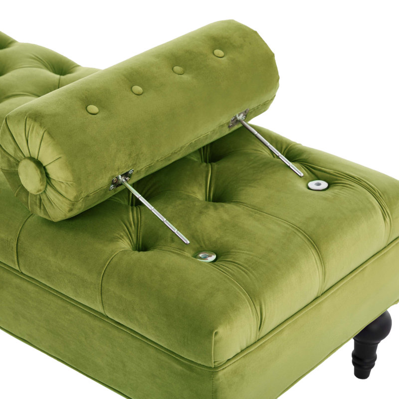 Modern Bedroom Bench, Green