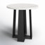 Baudelaire Marble Top End Table-891021215-912420701