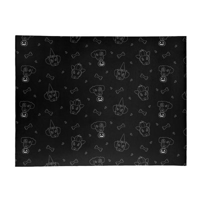 Tapis fait main area black