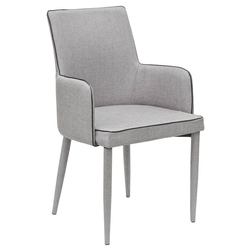47cm H Upholstered Accent, Grey