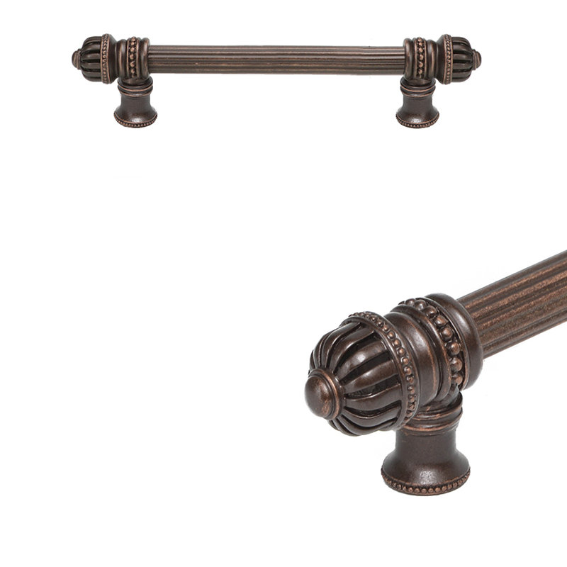 Cage à cricket avec petit faîteau à poignée longue 5/8 po, 6", Bronze frotté à l'huile