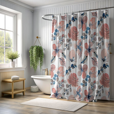 Rideau de douche standard 1 pièce Rustic Bloom