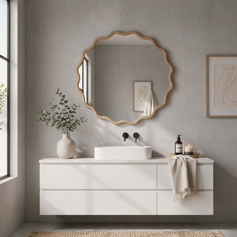 Miroir Elegant, Natural Wood