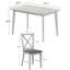 Ensemble de table de salle à manger 5 pièces Ecker