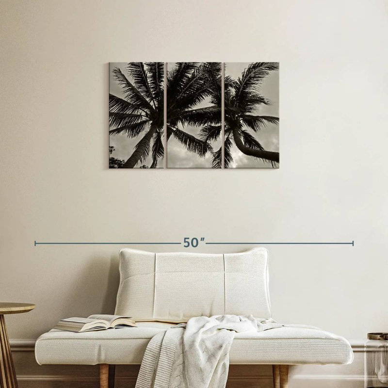 Harnek Palms At Night V, H 20 po x l 33 po