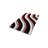 Alacam Modern Wavy Abstract Non-Slip Bath Rug-704913631-759004341