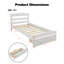 Structure de lit plateforme simple avec tiroir de rangement-761030979
