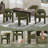 Upholstered Barrel Dining Arm Chair-191876131