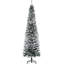 Arbre de Noël artificiel mince enneigé 7,5 pi avec branches réalistes et 738 pointes-1493467620