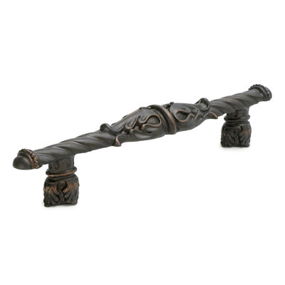 Acanthus pull Romanesque style with column base