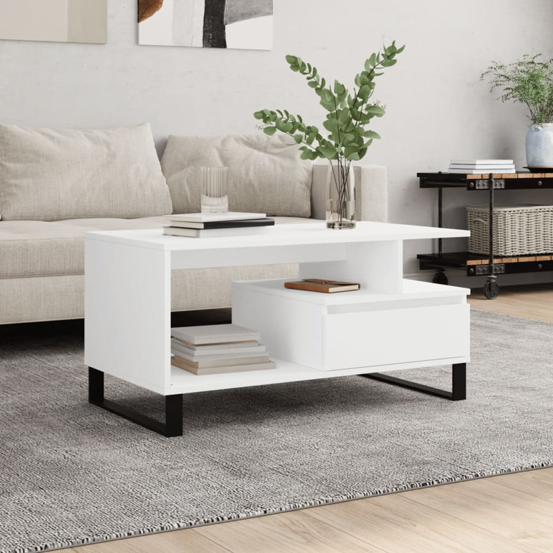 Table basse Vidaxl, Blanc