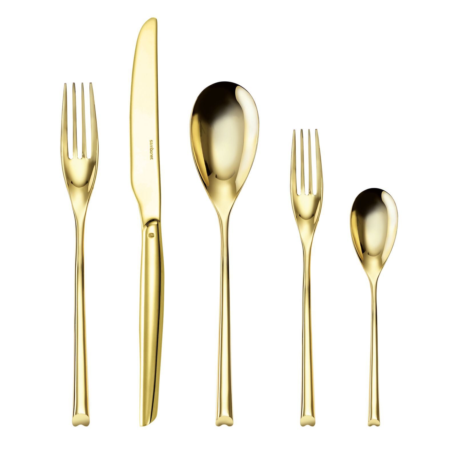 HArt PVD Gold 5 Piece Place Setting Wayfair